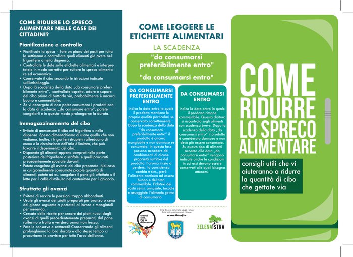 Come ridurre lo spreco alimentare (2019.)