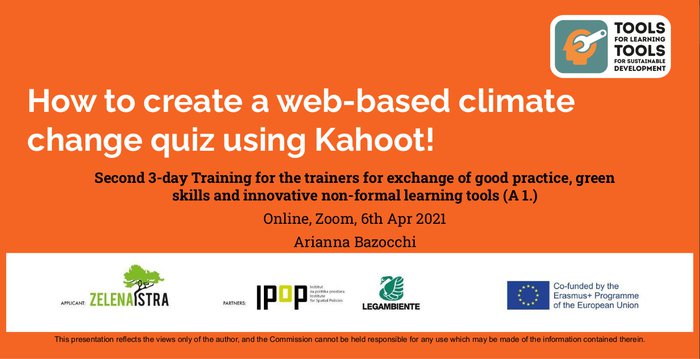 Kahoot kviz o klimatskim promjenama